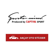 Sport Mind Captiva Sticker Captiva Sport Sticker Araba Sticker