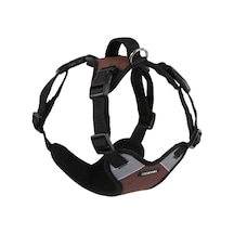 Köpek Gövde Tasması Pulsive Boyun 50-62cm - Göğüs 56-74cm Kahverengi