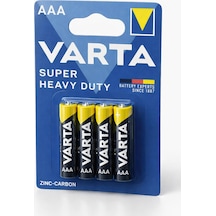 Super Heavy Duty Aaa 1.5v Alkalin Pil 4 Lü Paket Günlük Kullanıma Uygun İnce Kalem Pil