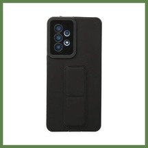 Bezos Samsung Galaxy A53 5g Uyumlu Kılıf Mega Standlı Silikon - Siyah Hb006