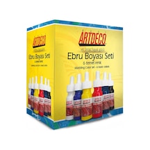 Ebru Boya Seti : 6 Temel Renk