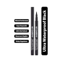 Gabrini Kalem dipliner Black Waterproof Liquid Eyeliner Pen