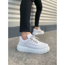 Beyaz Cloud Bağcıklı Cilt Erkek Günlük Sneaker Ayakkabı Çok Renkli Beyaz Cloud Bağcıklı Cilt Erkek Günlük Sneaker Ayakkabı Çok Renkli