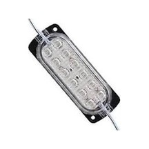 12v 2.4w Mavi-kırmızı 2 Sıra Geniş Kasa Çkr Modül Led 5 Adet Mavi - Kırmızı
