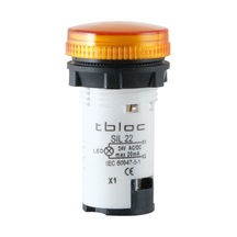 Tbloc Sıl22-220 Sarı Sinyal Lambası Led 220v