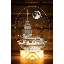 Kız Kulesi Lamba 3d Led Lamba Günışığı &