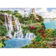 Blue Focus 1000 Parça Orman Ve Şelale Puzzle