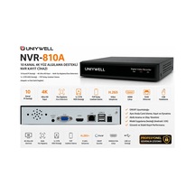 Unıywell Nvr-810a 10 Kanal 4k Yüz Algılama Destekli Nvr Kayıt Cihazı