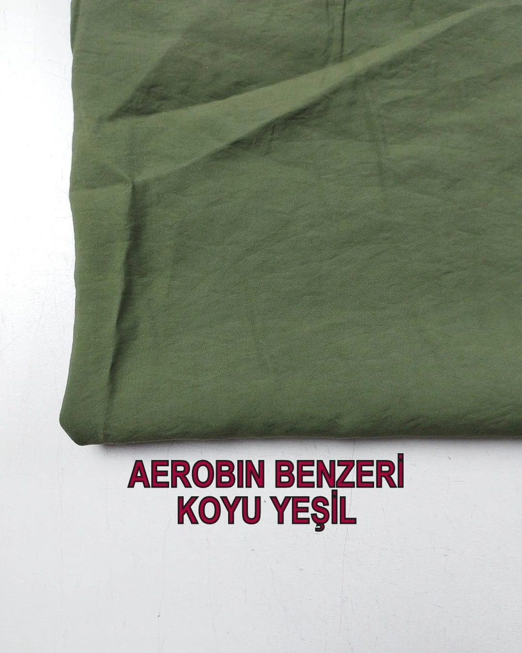 Aerobin Dokuma Koyu Yeşil Renkteen: 120 Cm-2493 Renkli