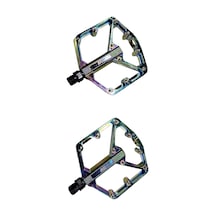 Alüminyum, Rulmanlı, Çivili Çok Renkli Rainbow Bisiklet Platform Pedal