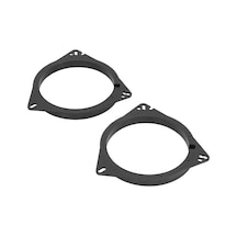 Nissan İçin 2 Adet Universal Siyah Araba Speaker Halkası