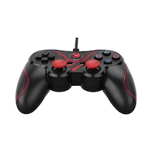 Snopy Sg-r601 Ps3/pc Kırmızı Usb 1.8m Joypad