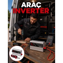 1500w Araç İnvertörü Elektronik Cihazlar İçin Yüksek Verimli Güç Dönüştürme Sistemi Renkli
