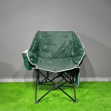 Outdoor Argeus Balcony Comfort Katlanabilir Kamp Sandalyesi Yeşil