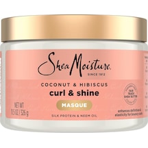 Moisture Saç Maskesi Kuru Kıvırcıklar İçin Hindistan Cevizi Ve Ebegümeci Saç Maskesi Shea Tereyağlı 30g