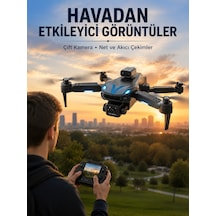 Katlanabilir Çift Kameralı Drone Uzaktan Kumandalı Hava Aracı - Lisinya