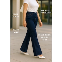Cedy Denim Cedy Denım - Kadın Büyük Beden İspanyol Paça Yüksek Bel Skinny Fit Likralı Pantolon C628 Lacivert Cedy Denim Cedy Denım - Kadın Büyük Beden İspanyol Paça Yüksek Bel Skinny Fit Likralı Pantolon C628 Lacivert