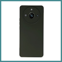 Trendexa Realme 11 Pro Uyumlu Kılıf Nano İçi Kadife Silikon - Koyu Yeşil Mac
