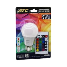 Atc 9w Kumandalı Beyaz+rgb Led Ampul