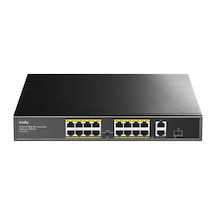 Cudy Fs1018ps1 16 Port 10/100 Yönetilemez +2 Port Gb. 1 Sfp 1gb Rack Mount 16 Port Poe+ 200w Swi