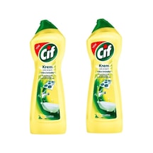 Cif Krem Mikro Kristaller Yüzey Temizleyici Limon Kokulu 2 x 750 ML