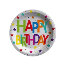 Thb7214 Superstar Birthday Tabak 23 Cm 8 Adet