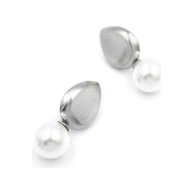 İnci Damla Küpe - Gümüş Gümüş