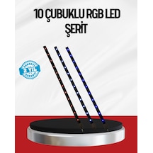 Kayan Yıldız Led Aydınlatma 10 Çubuk Dış Mekan Uyumlu Çok Renkli