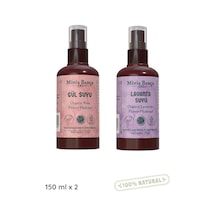 Doğal Lavanta Ve Gül Suyu 1.maya , %100 Doğal, Yağlı, 150mlx2