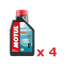 Motul Outboard Tech 4t 10w-40 Tekne Motor Yağı 1 L 4 Adet