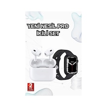 2025 Model Akıllı Saat Ve Yeni Nesil Pro Bluetooth Kulaklık Tws Yüksek Ses Kaliteli - 5000
