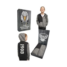 Beşiktaş Lisanslı Kartal Baskılı Kapüşonlu Çocuk Sweat Kutulu 001