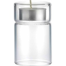 Pasabahce Tube Tealight 8.5 Cm Mumluk - 1 Adet Şeffaf
