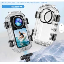 X6 Invisible Magnetic Dive Case / Go Ru Nmez Manyetik Dalıs Kabı 60m Beyaz
