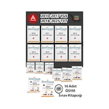 Son 16 Yıl Ygs-tyt Tıpkı Basım Seti 2010-2025 Yılları Çıkmış Sorular