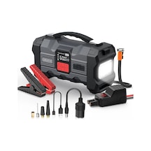 Zk004 26800mah 4500a Akü Takviye Cihazı +lastik Şişirme Kompresörlü Taşınabilir Jump Starter Kompresör+powerbank+led Lamba+lcd Ekran