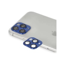 Newface Apple İphone 11 Pro Max Pers Alüminyum Kamera Lens - Lacivert