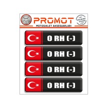 Kan Grubu 3d Sticker 4'lü Set 008 Diğer