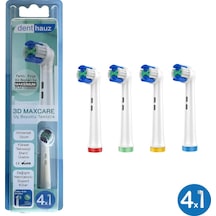 3d Maxcare - 3 Boyutlu Temiizlik Oral-b Uyumlu Diş Fırçası Başlığı - 4 Adet Yedek Başlık