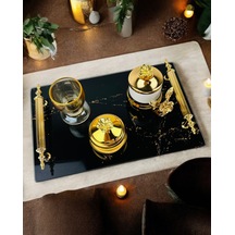 Heartfelt Nişan Kahve Tepsisi Gold Gold