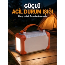 4 Entegre Kablolu 60000 Mah Taşınabilir Powerbank Dijital Ekranlı 22.5w Hızlı Şarj Destekli Çoklu Çıkışlı - Lisinya Turuncu