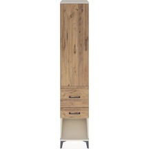 Hyperion Dolap 3 Raflı 2 Çekmeceli Tek Kapaklı 44x44x221 Aytaşı-çam Aytası