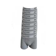 Erkek Siyah 8 Adet Likralı Boxer 001