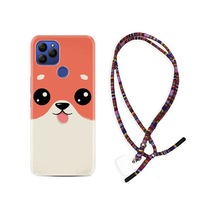 General Mobile Gm21 Kılıf Rasta Boyun Askılı Sevimli Köpek 1731