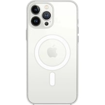 Newface Apple iPhone Uyumlu 16 Pro Kılıf Pc Real Magsafe Kapak - Şeffaf