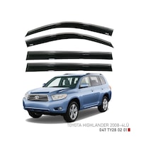Toyota Highlander Kromlu Cam Rüzgarlığı Niken 2008+