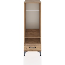 Hyperion Dolap 2 Raflı Tek Çekmeceli Tek Askılı 44x44x134 Çam-çam Atlas Çam