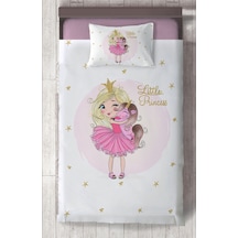 Mekta Home Bebek Ve Çocuk Odası Little Princess Desenli Yatak Örtüsü Renkli