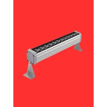 30 Cm 12 Watt Kırmızı Işık Wallwasher Duvar Boyama Ip65