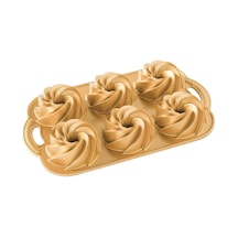 Nordic Ware Pişirme Kalıbı Heritage Bundtlette Alüminyum Altın, 35,6 Cm X 20,3 Cm, Nw 88077 Çok renkli